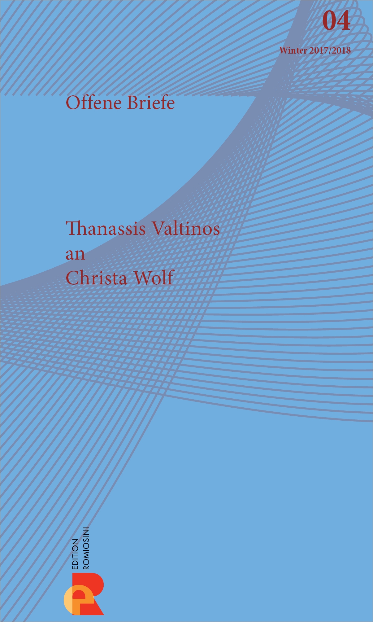 Titelbild für Brief an Christa Wolf