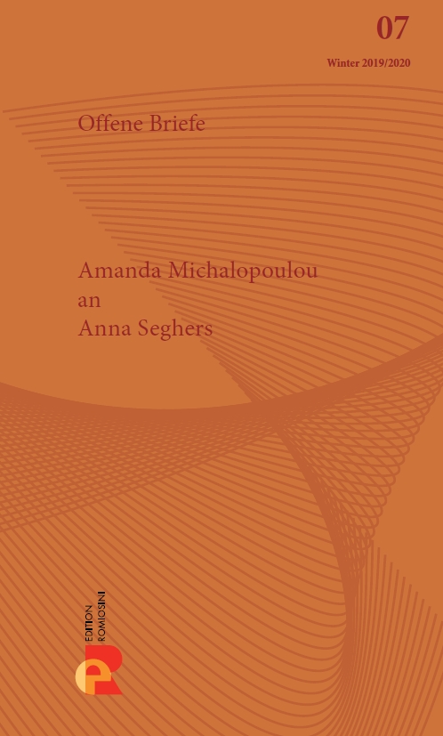 Titelbild für Brief an Anna Seghers