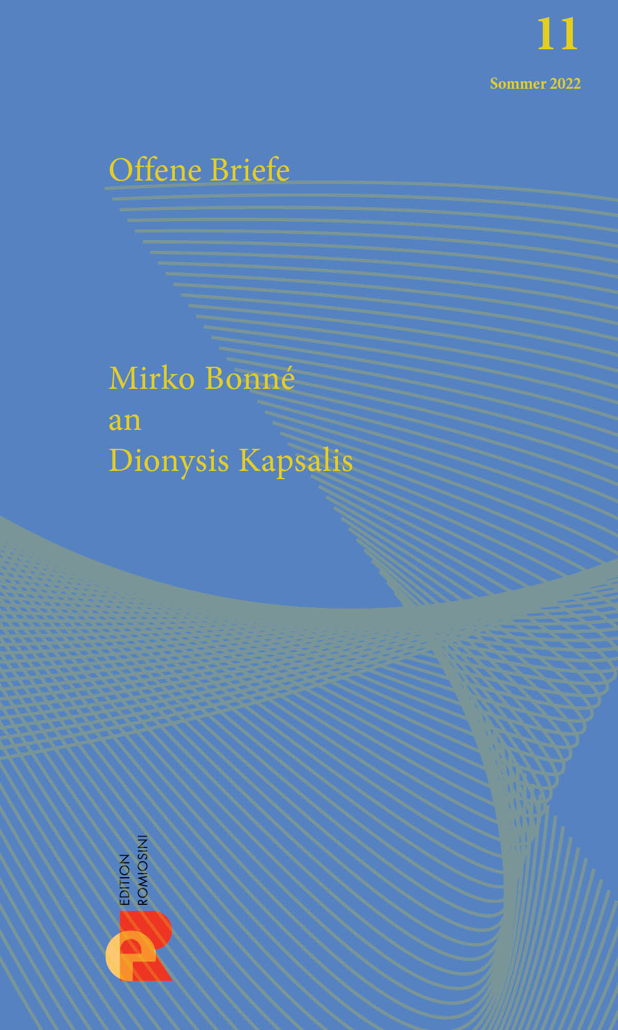 Titelbild für Brief an Dionysis Kapsalis