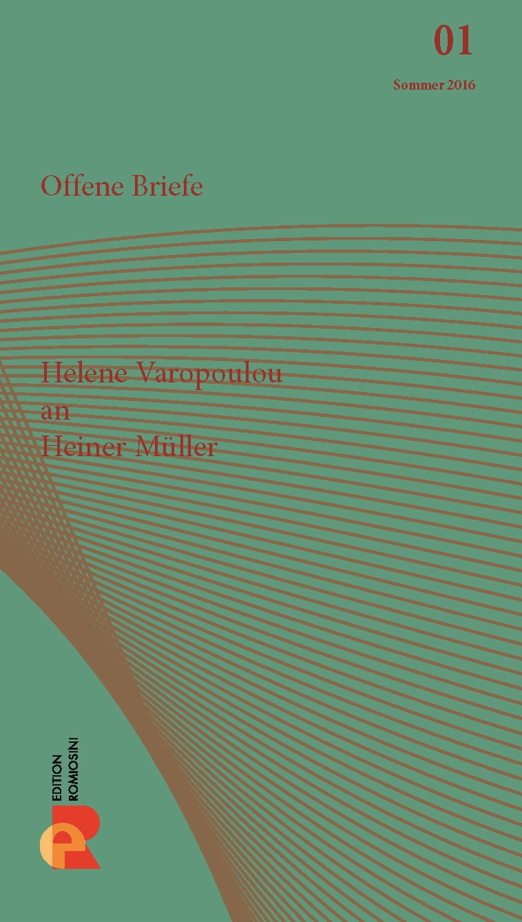 Titelbild für Brief an Heiner Müller