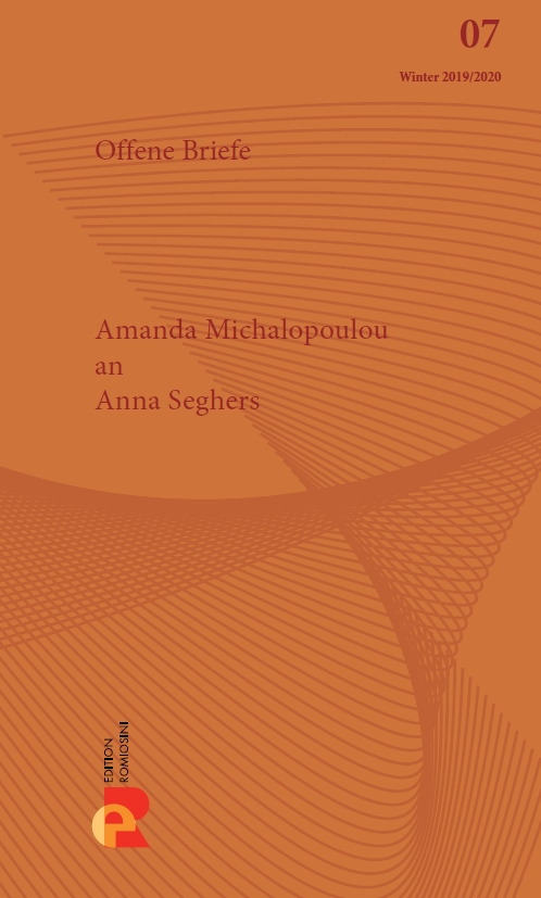 Titelbild für Brief an Anna Seghers