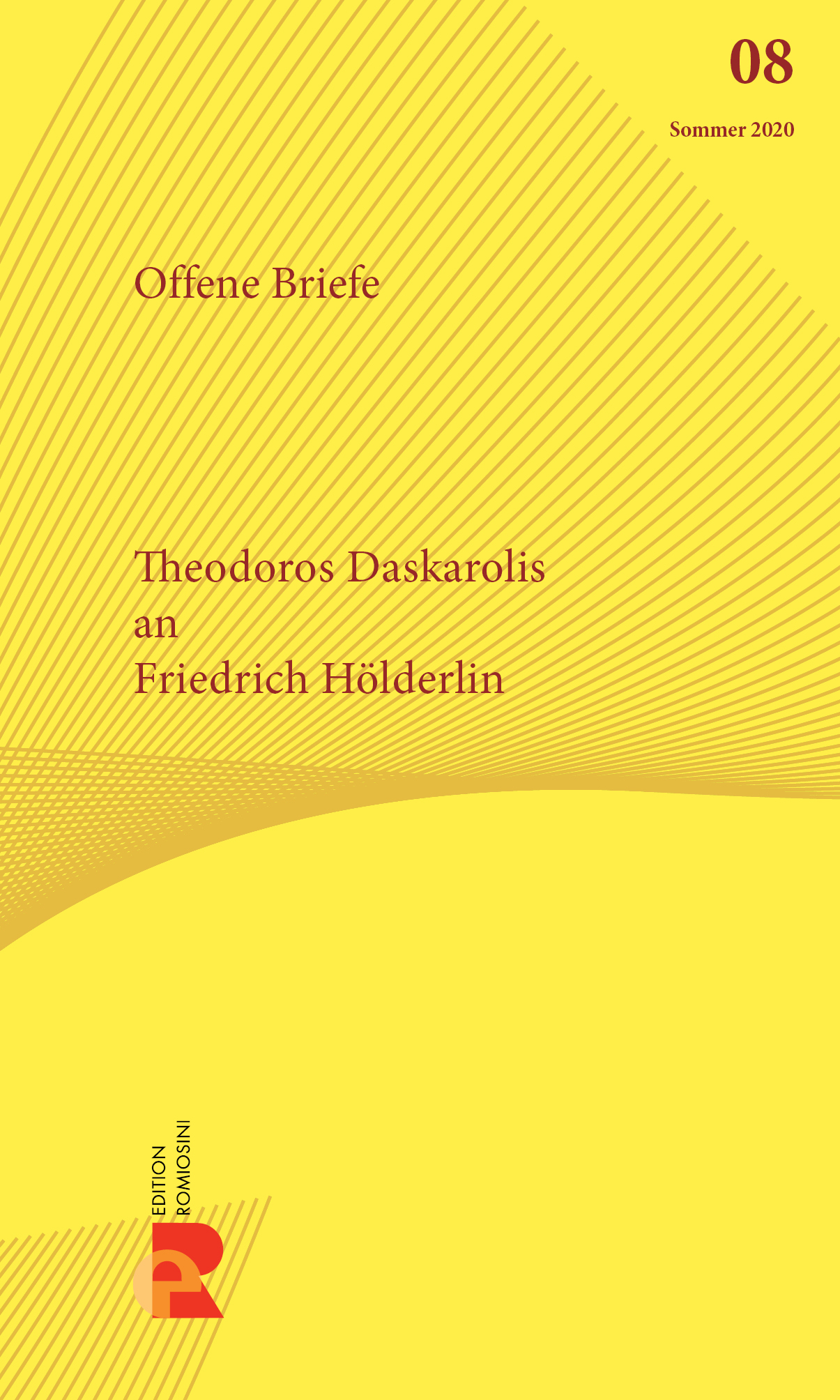 Titelbild für Brief an Friedrich Hölderlin